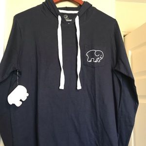 Ivory Ella Navy XL T Shirt Hoodie